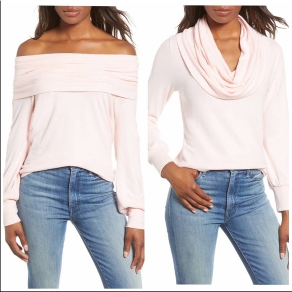 Gibson Sweaters - NWOT! Gibson Cozy Convertible Neckline Tunic Size XXS